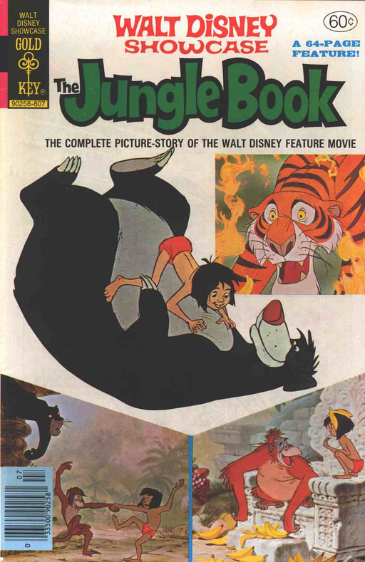 Walt Disney Showcase #45 - The Jungle Book Comics Gold Key   