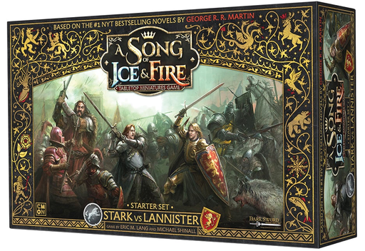 Song of Ice and Fire Miniatures Game - Stark vs Lannister Starter Set Board Games Heroic Goods and Games   