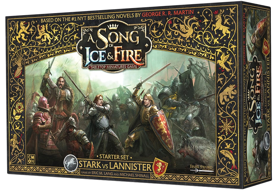 Song of Ice and Fire Miniatures Game - Stark vs Lannister Starter Set Board Games Heroic Goods and Games   