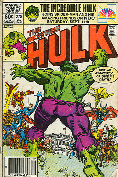 Incredible Hulk, Vol. 1 #278 Comics Marvel   