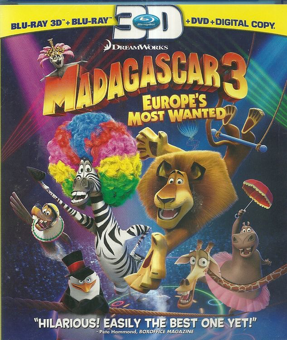 Madagascar 3: Europe's Most Wanted - Blu-Ray 3D Media Heroic Goods and Games   