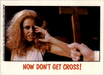Fright Flicks 1988 - 21 - Fright Night - Now Don't Get Cross! Vintage Trading Card Singles Topps