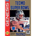 Tecmo Super Bowl - Genesis - in Case Video Games Sega   