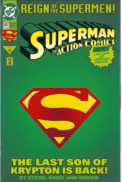 Action Comics, Vol. 1 - #687B Comics DC   