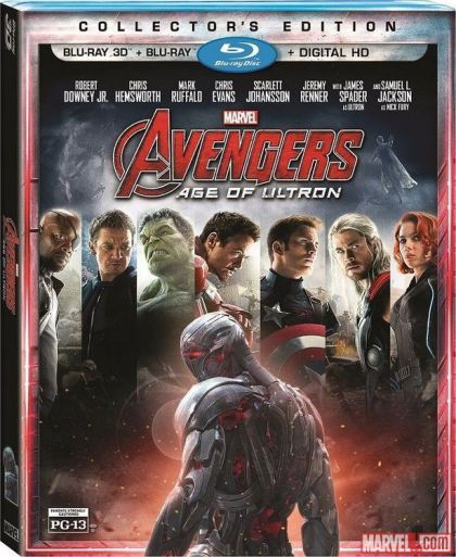 Avengers: Age of Ultron - Blu-Ray 3D Media Heroic Goods and Games   