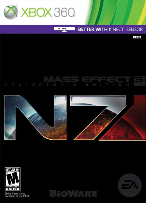 Mass Effect 3 - N7 Collector's Edition - Xbox 360 - Complete Video Games Microsoft   