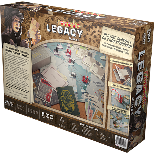 Pandemic: Legacy Season 0 Board Games ASMODEE NORTH AMERICA   