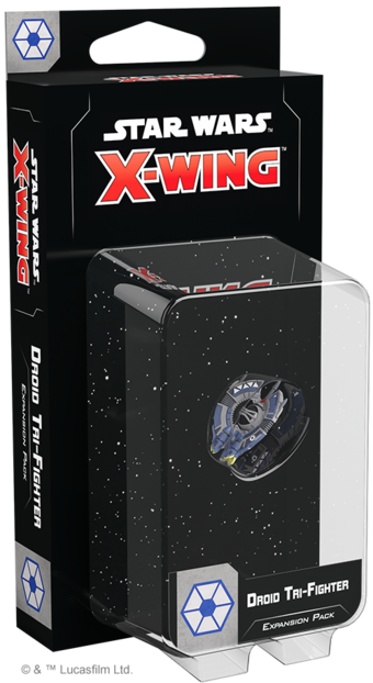 Star Wars X-Wing 2nd Edition - Droid Tri-Fighter - Special Broken Bi-Fighter Edition Board Games ASMODEE NORTH AMERICA   
