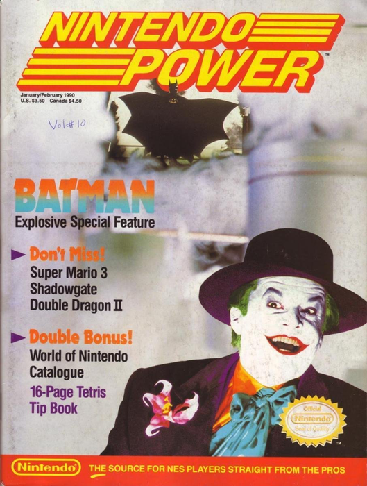 Nintendo Power - Issue 010 - Batman - Corner Wear Odd Ends Nintendo   