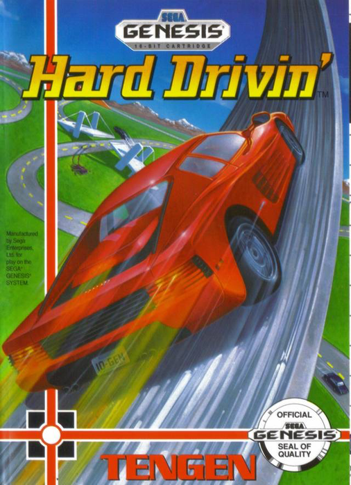 Hard Drivin’ - Genesis - Complete Video Games Sega   