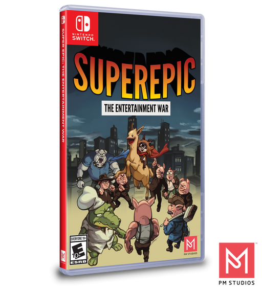 SuperEpic - The Entertainment War - Limited Run - Switch - Sealed Video Games Heroic Goods and Games   