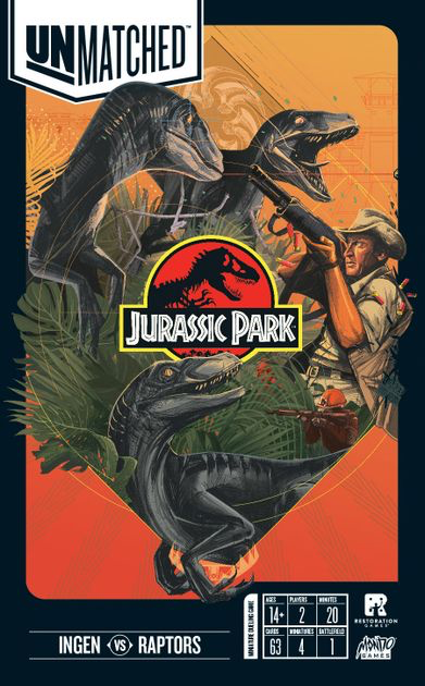 Unmatched: Jurassic Park - Ingen vs. Raptors Board Games PUBLISHER SERVICES, INC   