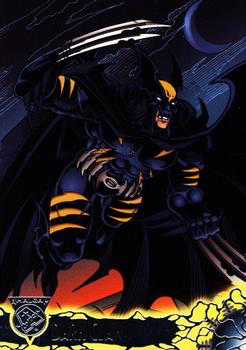 Marvel DC Amalgam 1996 - 77 - Dark Claw Versus Hyena Vintage Trading Card Singles Skybox   