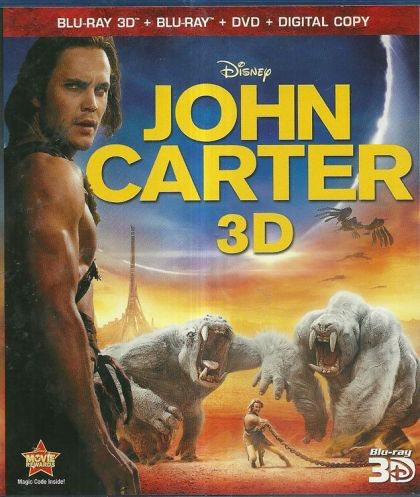 John Carter - Blu-Ray 3D Media Heroic Goods and Games   