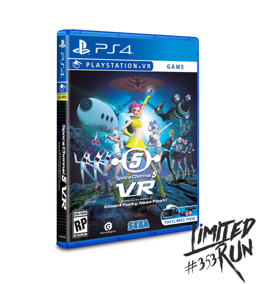 Space Channel 5 VR Kinda Funky News Flash! -Limited Run #353 - Playstation 4 - Sealed Video Games Limited Run   