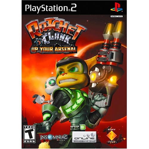Ratchet and Clank - Up Your Arsenal - Playstation 2 - in Case Video Games Sony   