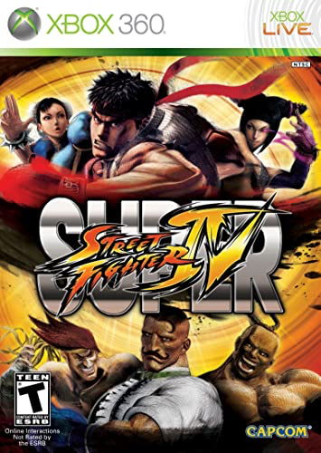Super Street Fighter IV - Xbox 360 - in Case Video Games Microsoft   