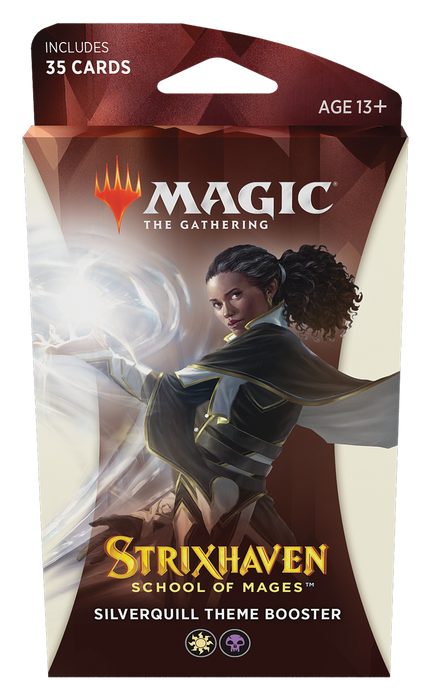 Magic the Gathering CCG: Strixhaven - School of Mages Theme Booster - Silverquill CCG WIZARDS OF THE COAST, INC   