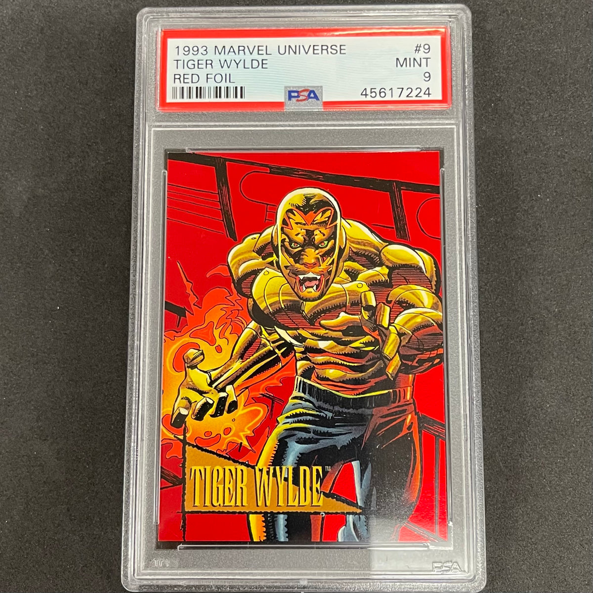 Marvel Universe 1993 - 2099 09 - Tiger Wylde - PSA 9 — Heroic