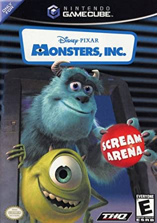 Monsters, Inc Scream Area - Gamecube - in Case Video Games Nintendo   