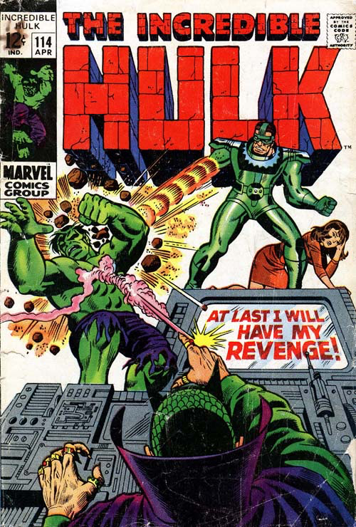 Incredible Hulk, Vol. 1 #114 Comics Marvel   