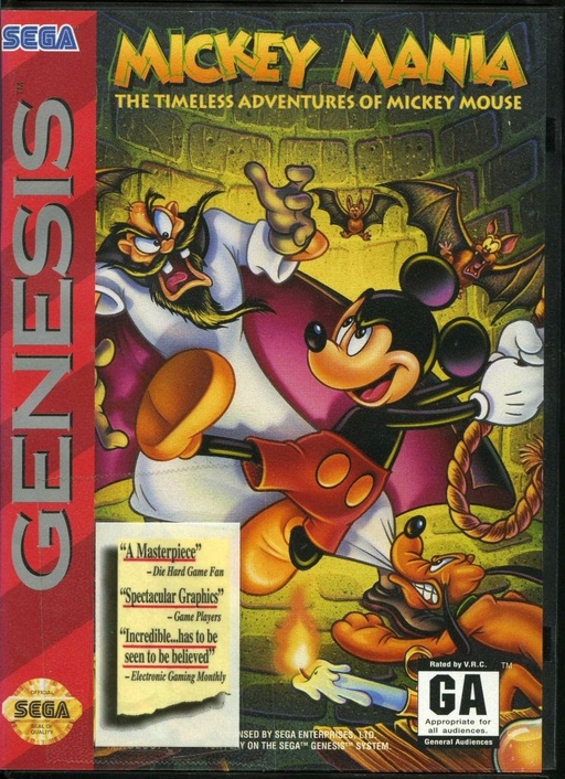 Mickey Mania - Genesis - Loose Video Games Sega   