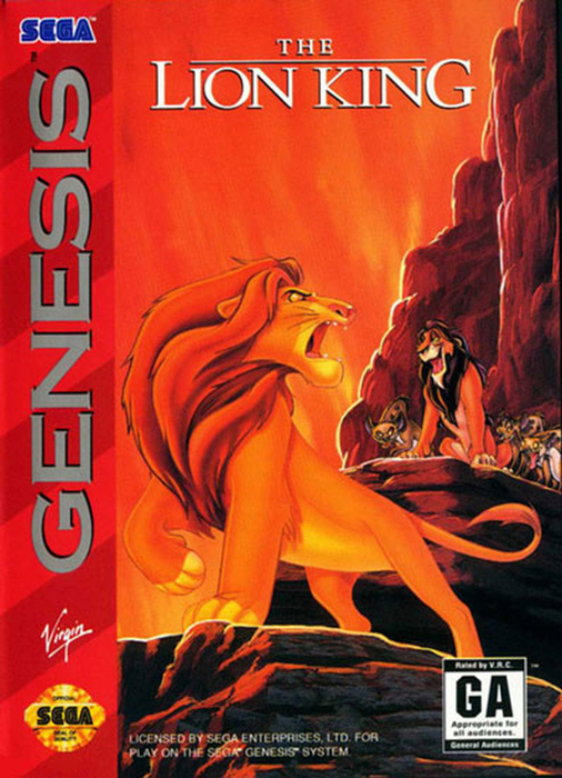 Lion King - Genesis - Loose Video Games Sega   
