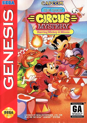 Great Circus Mystery - Genesis - Loose Video Games Sega   