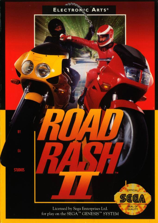 Road Rash II - Genesis -in Box Video Games Sega   