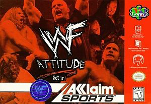 WWF Attitude - N64 - Loose Video Games Nintendo   