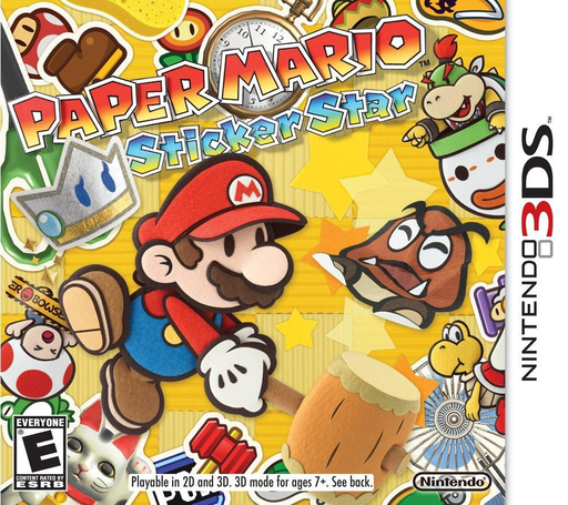Paper Mario - Sticker Star - 3DS - Complete Video Games Nintendo   