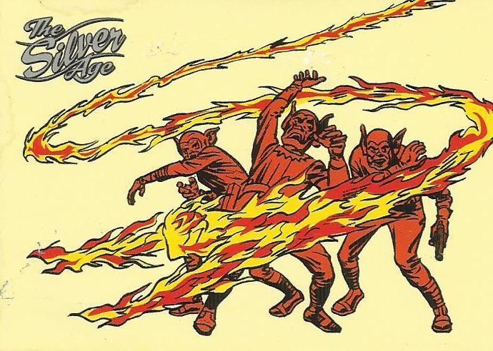 Marvel - The Silver Age 1998 - 02- Fantastic Four #2 Vintage Trading Card Singles Skybox