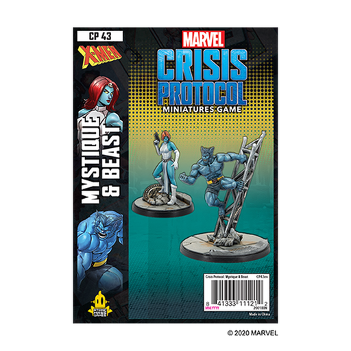 Marvel: Crisis Protocol - Mystique & Beast Character Pack Board Games ASMODEE NORTH AMERICA   