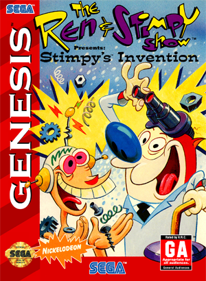 Ren and Stimpy - Stimpy’s Invention - Genesis - Complete Video Games Sega   