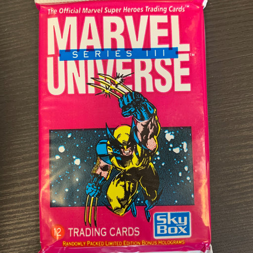 Marvel Universe Series III Trading Card Pack Vintage Trading Cards Heroic Goods and Games   