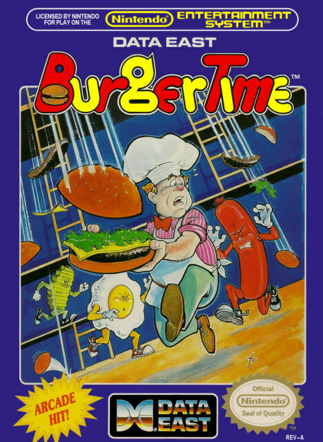 Burgertime - NES - Loose Video Games Nintendo   