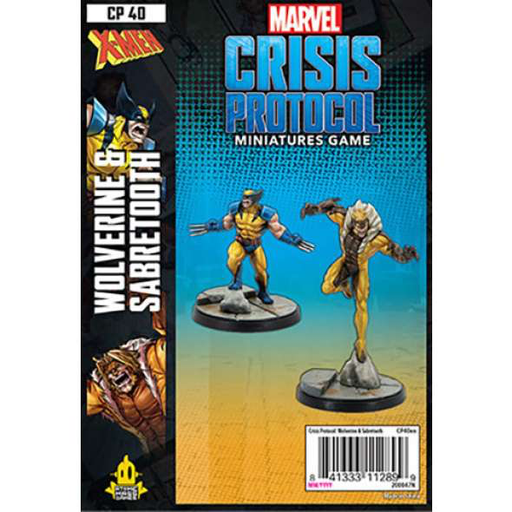 Marvel: Crisis Protocol - Wolverine and Sabertooth Character Pack Board Games ASMODEE NORTH AMERICA   