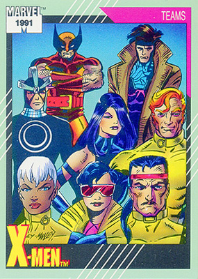 Marvel Universe 1991 - 153 - X-Men Vintage Trading Card Singles Impel   