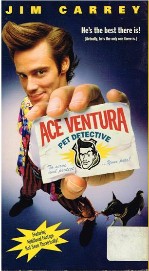 Ace Ventura: Pet Detective - VHS Media Heroic Goods and Games   