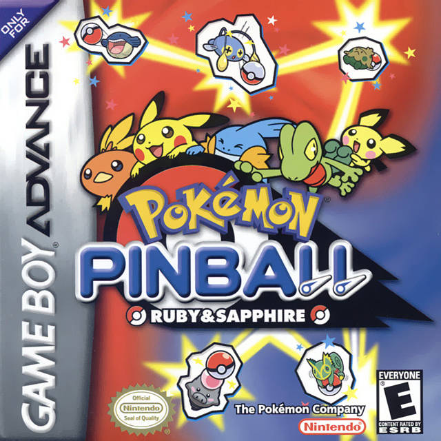Pokemon Pinball Ruby and Sapphire - Game Boy Advance - Loose Video Games Nintendo   