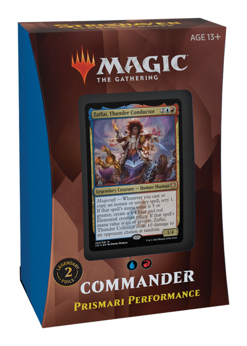 Magic the Gathering CCG: Strixhaven - School of Mages Commander 2021 Deck - Prismari Performance CCG WIZARDS OF THE COAST, INC   