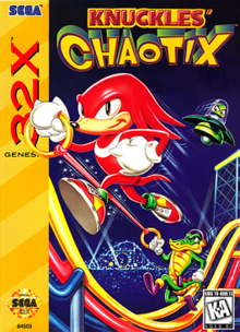 Knuckles Chaotic - 32X - Loose Video Games Sega   