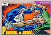 Marvel Universe 1991 - 100 - Punisher vs. Jigsaw Vintage Trading Card Singles Impel
