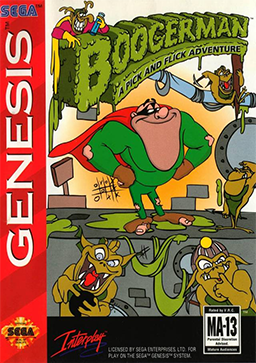 Boogerman - a Pick and Flick Adventure - Genesis - Complete Video Games Sega   