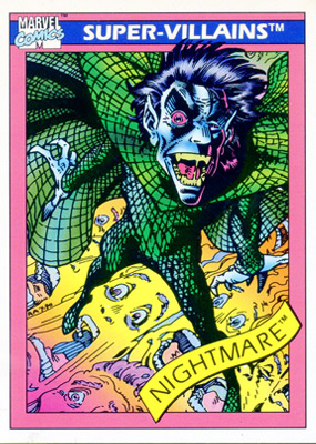 Marvel Universe 1990 - 056 - Nightmare Vintage Trading Card Singles Impel