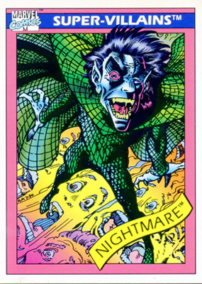 Marvel Universe 1990 - 056 - Nightmare Vintage Trading Card Singles Impel   