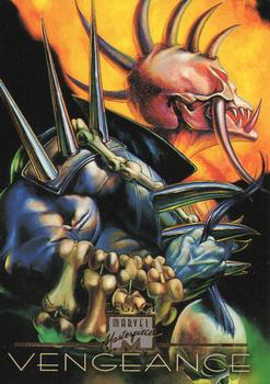 Marvel Masterpieces 1996 - 78 - Vengeance Vintage Trading Card Singles Heroic Goods and Games   