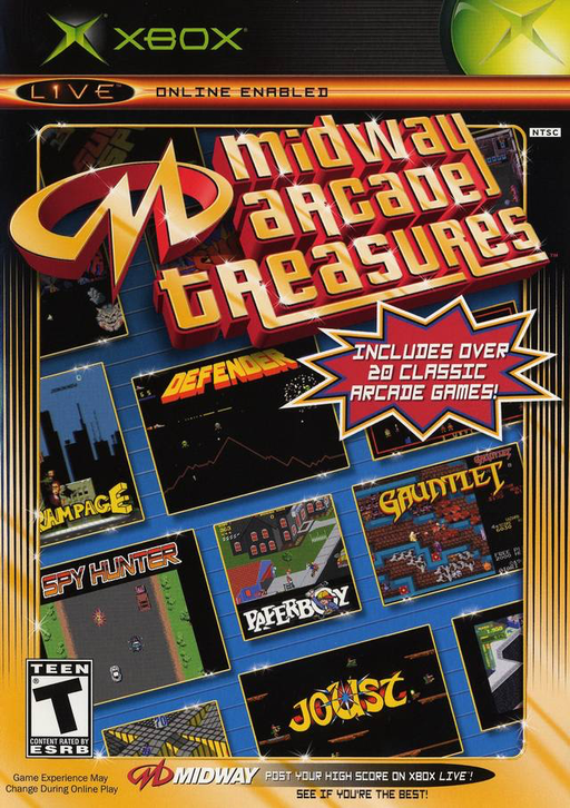 Midway Arcade Treasures 1 - Xbox - in Case Video Games Microsoft   