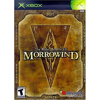 Elder Scrolls III - Morrowind - Xbox - in Case Video Games Microsoft   