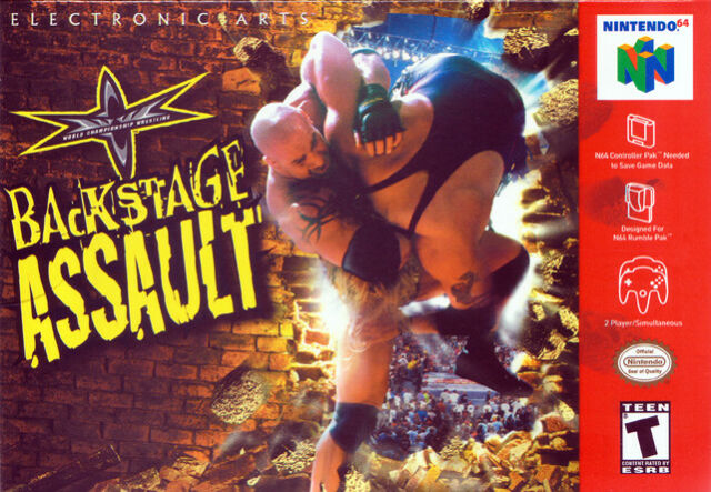 WCW Backstage Assault - N64 - Loose Video Games Nintendo   